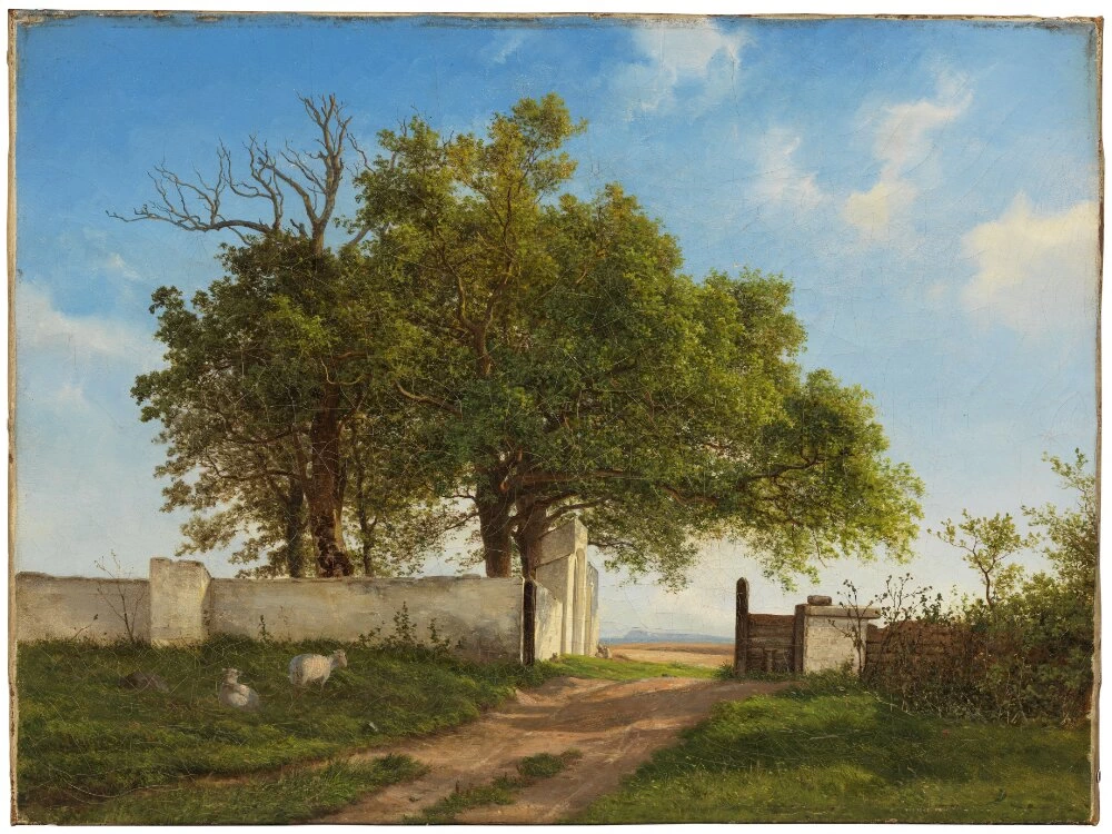 Paesaggio con cimitero - Nationalmuseum, Stoccolma